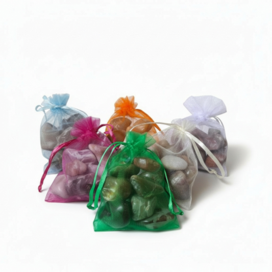Mini Mystery Gem Stash 100g | Polished Stones Gift Bag | Nature’s Stash Australia