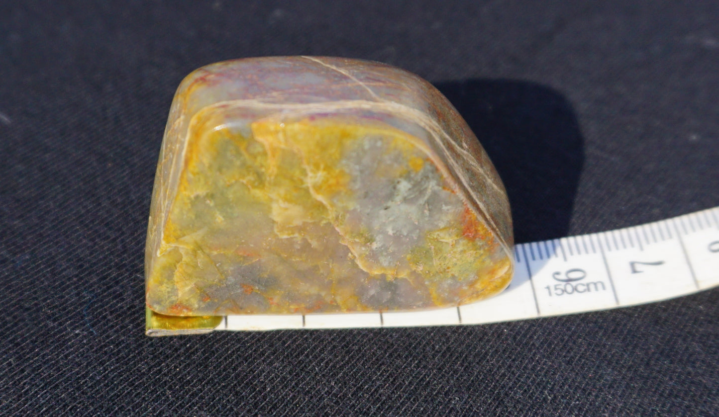 Hand-Cut & Polished Bucca Jasper Stone – 5.8cm