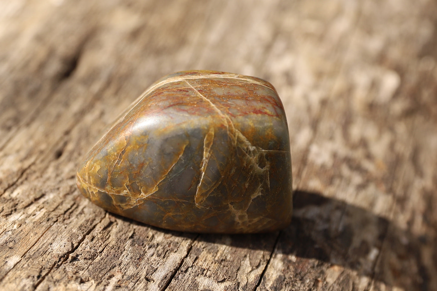 Hand-Cut & Polished Bucca Jasper Stone – 5.8cm